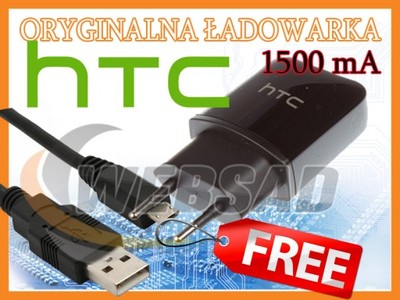 ORYGINALNA ŁADOWARKA 1,5A DO HTC DESIRE ONE M7 E9+