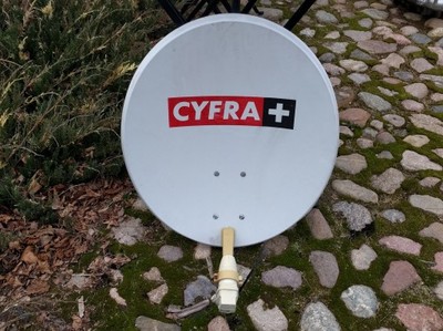 Antena satelitarna czasza TV CYFRA+ 55x62cm