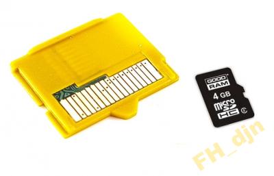 XD-Picture adapter + Karta micro SD 4GB - 3019792552 - oficjalne archiwum  Allegro