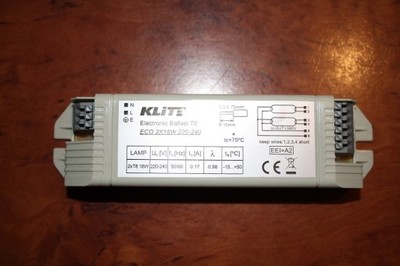 Statecznik elektroniczny 2x18W Electronic Ballast - 6673931002 - oficjalne  archiwum Allegro