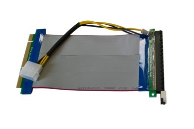 TAŚMA RISER PCI-E 16x KOPARKA BITCOIN 185mm +MOLEX
