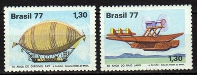 LOTNICTWO - BRAZYLIA - nr 1622-1623-1977 r.- **