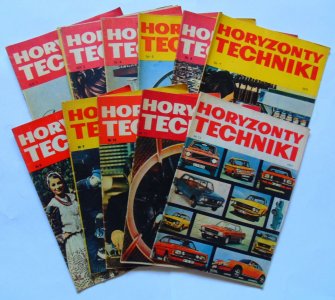 Horyzonty techniki 1971 11 numerów