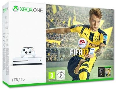 KONSOLA XBOX ONE S 1TB FIFA 17 PL 1MCLIVE EAACCESS