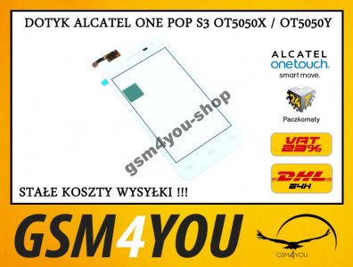 DOTYK SZYBKA ALCATEL ONE TOUCH POP S3 OT5050