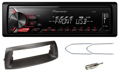 RADIO PIONEER MVH-190UB USB RAMKA FIAT PUNTO II 2 - 6575264099 - oficjalne  archiwum Allegro