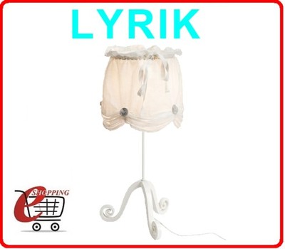 IKEA Biała lampa stołowa biurkowa nocna LYRIK - 5847072344 - oficjalne  archiwum Allegro