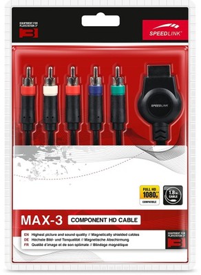 Speedlink Kabel MAX-3 Component Playstation 3