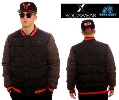 Kurtka zimowa M Rocawear Color Block Jacket Blk