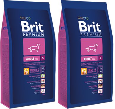 Brit Premium Adult S Small 16kg (2x8kg) GLOBAL_VET