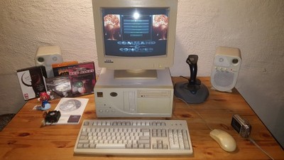 Komputer z lat 90-tych - P166, 3dfx, Sound Blaster - 6993346509 - oficjalne  archiwum Allegro