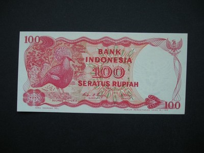 Indonezja - 100 rupiah - 1984 - stan UNC