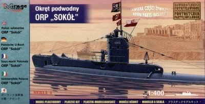 MIRAGE Okręt Podwodny ORP Sokół 1/400