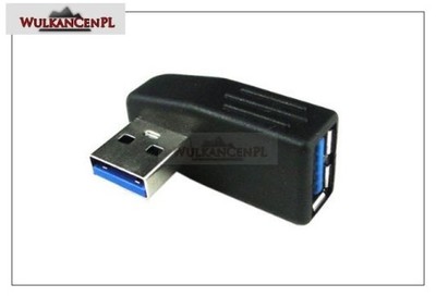 Adapter Kątowy USB 3.0 PRAWY wtyk - gniazdo