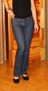 jeansy blue, VERO MODA 38 M, prosta nogawka