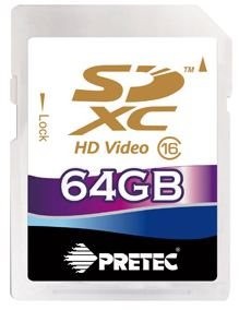 64GB SDXC class 10 (33MB/s, 21MB/s) Secure Digital