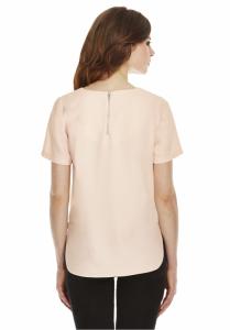 Pudrowa rozowa koszulka t shirt F&amp;F zip 38