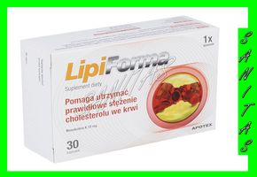 LIPIFORMA 30 kaps. - poprawia cholesterol APTEKA