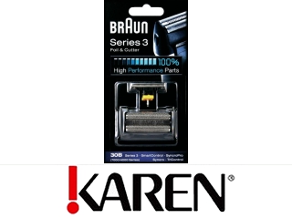 Braun Folia + Blok ostrzy 30B Series 3 od Karen