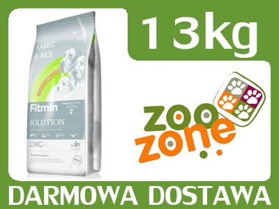 FITMIN Solution Rabbit Rice 13kg + GRATIS + KURIER