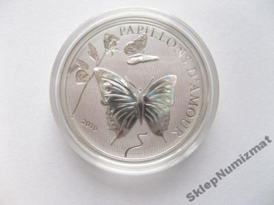 1000 franków Kamerun 2010 motyl Papillons d amour