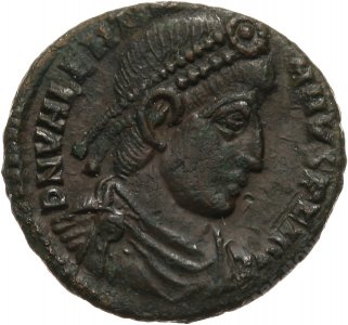 Walentynian I 364-375, follis 367-375, Siscia