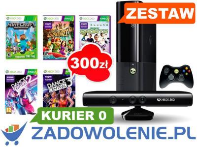 Konsola Xbox 360 250gb Kinect 5gier Bonus 300zl 3964466424 Oficjalne Archiwum Allegro