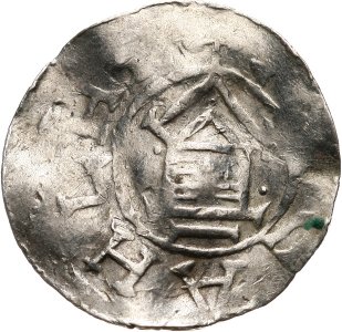 Otto III 983-1002, denar typu OAP 983-1002