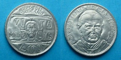 505. Watykan 1993 r. 100 lirów