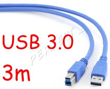 Kabel 3m USB 3.0 AM-BM Gembird CCP-USB3-AMBM-10 fv