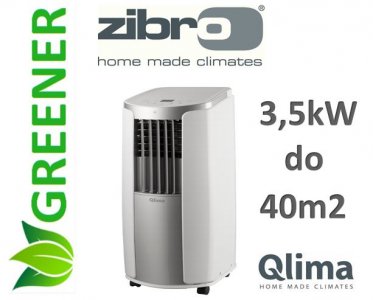 Klimatyzator przenośny Zibro / Qlima P432 3,5 kW - 6256530438 - oficjalne  archiwum Allegro
