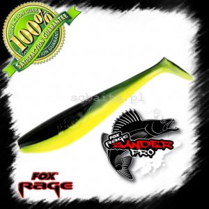 Fox Rage Zander PRO Shad 7,5cm Black n Lime Kopyto