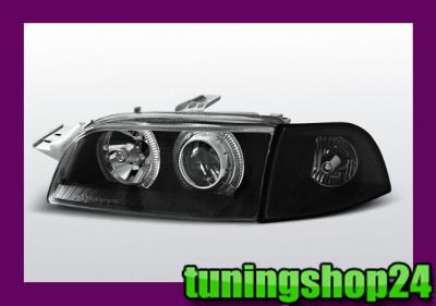 LAMPY FIAT PUNTO 1 93-99 RINGI SOCZEWKI BLACK FK - 4905299579 - oficjalne  archiwum Allegro