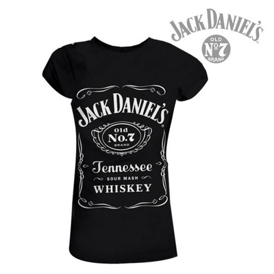Damska Koszulka Jack Daniels Oryginal M 6718943129 Oficjalne Archiwum Allegro