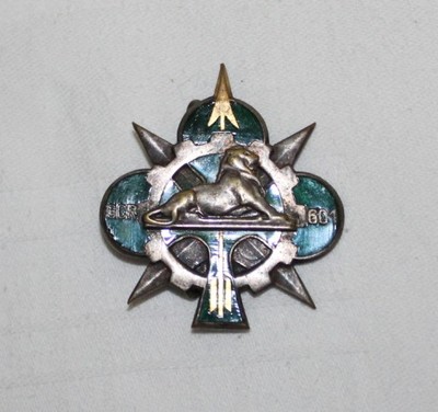 Odznaka Pułkowa Francuska GCR 601 sygnowana