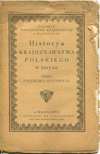 HISTORIA KRAJOZNAWSTWA Olszewicz turystyka