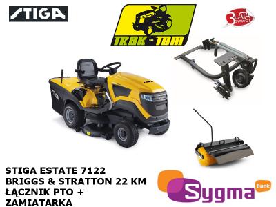 Traktorek Stiga Estate 7122+ ZAMIATARKA 22KM  RATY