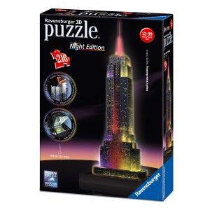 Puzzle 3D 216el Empire State Building nocą 125661