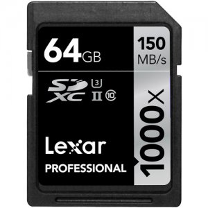 NOWA Lexar Professional SDXC 64GB 1000x U3 150MB/s