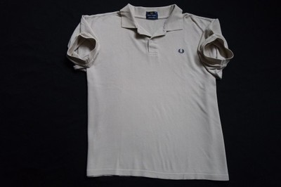 FRED PERRY koszulka polo beżowa logowana modna_XXL