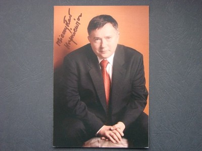 Oryginalny autograf - Mirosław Hryniewicz
