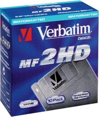 VERBATIM DATALIFE MF-2HD - 10szt + pudełko bundle