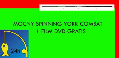 YORK COMBAT SPIN 2,70m-25gr + GRATIS FILM DVD