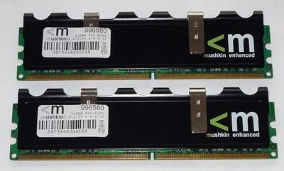Mushkin DDR2 2x2GB PC2-6400 800MHz dual cl4