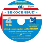 Ceny Sekocenbud RMS-MAX 4 kw 2016 - płyta CD