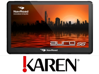 Nawigacja NavRoad AURO S6 + AutoMapa PL i EU +4GB