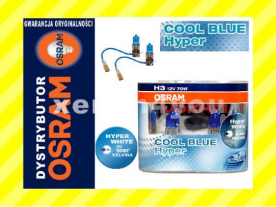 DUOPACK H3 OSRAM COOL BLUE HYPER! NOWY XENON LOOK!