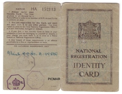 IDENTITY CARD - 1948 - PO ŻOŁNIERZU PSZ  !!!
