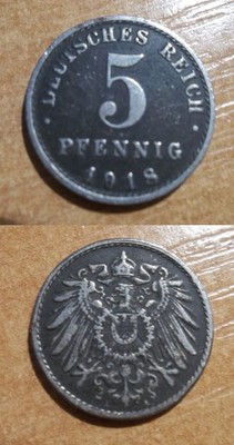 5 fenigów 1918 A