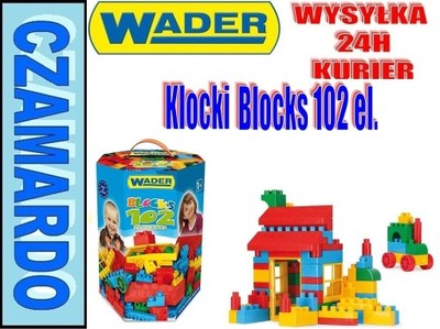 KLOCKI W POJEMNIKU 102el Blocks WADER 41290